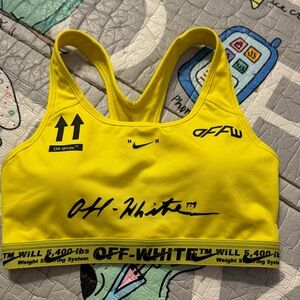Nike x off white sports bra